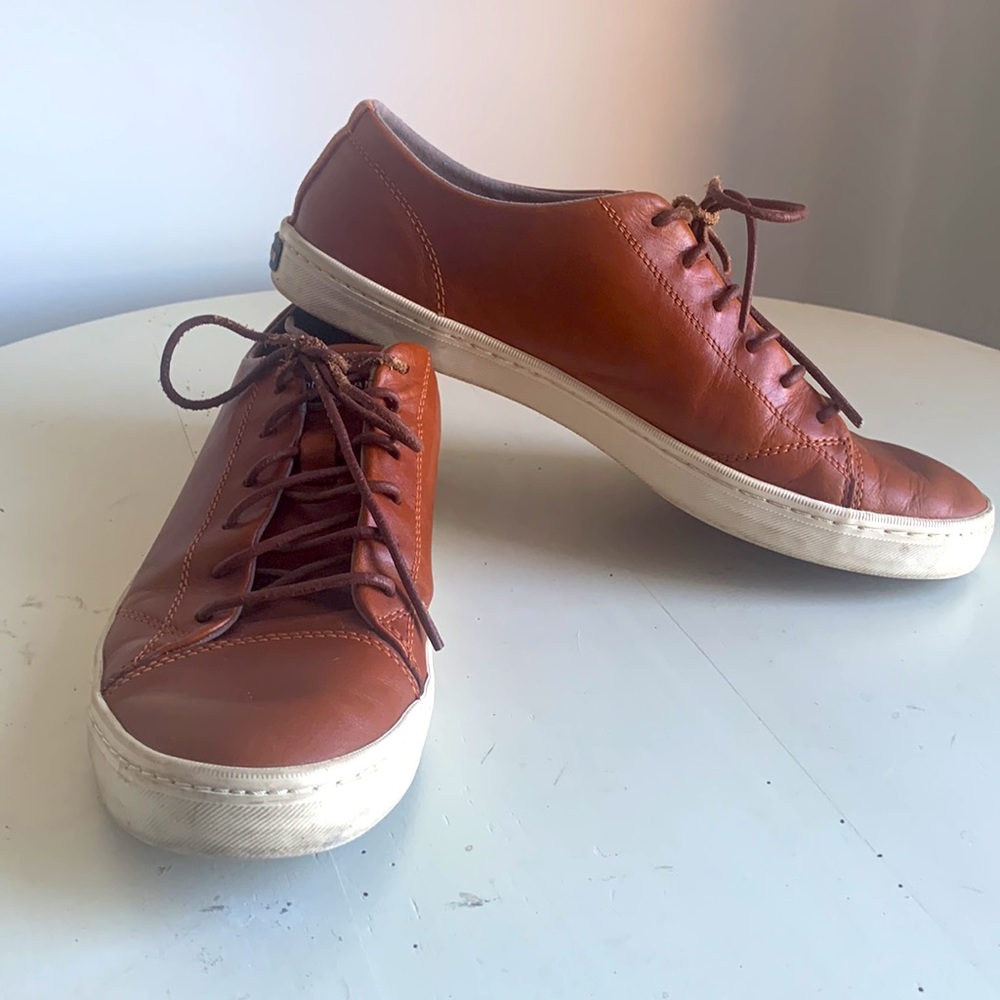Cole Haan Grand Os Crosscourt II Brown Leather Sneaker